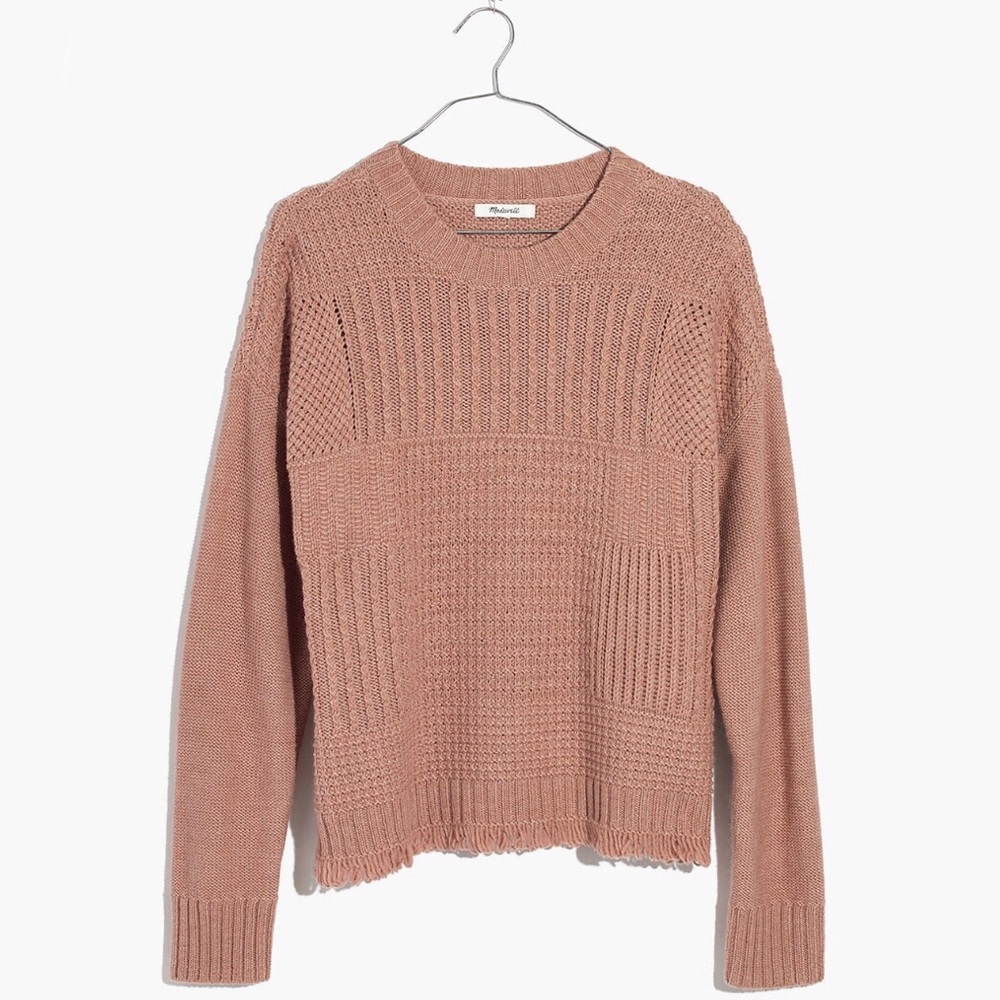 Madewell Stitchmix pullover Sweater